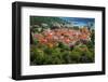 The town of Ston from the Great Wall, Ston, Dalmatian Coast, Croatia-Russ Bishop-Framed Photographic Print