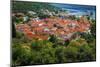 The town of Ston from the Great Wall, Ston, Dalmatian Coast, Croatia-Russ Bishop-Mounted Photographic Print