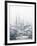 The Town of Zug on a Misty Winter Day, Zug, Switzerland, Europe-John Woodworth-Framed Photographic Print