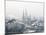 The Town of Zug on a Misty Winter's Day, Switzerland, Europe-John Woodworth-Mounted Photographic Print