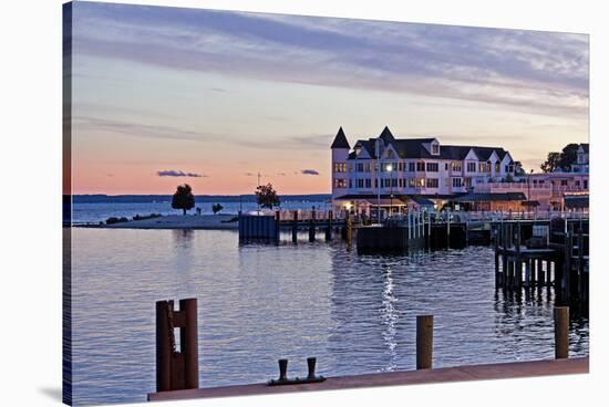 The Town on Mackinac Island, Michigan, USA-Joe Restuccia III-Stretched Canvas