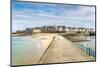 The town seen from the pier, St. Malo, Ille-et-Vilaine, Brittany, France, Europe-Francesco Vaninetti-Mounted Photographic Print