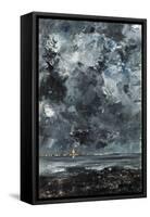 The Town-August Strindberg-Framed Stretched Canvas