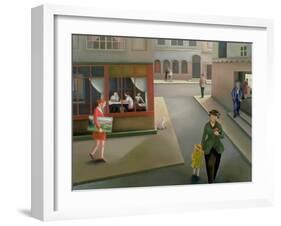 The Town-Caroline Jennings-Framed Giclee Print