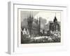 The Townhall and Church of St. Peter, Louvain, Belgium-null-Framed Giclee Print