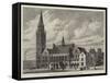 The Townhall of Rochdale, Lancashire-null-Framed Stretched Canvas