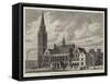 The Townhall of Rochdale, Lancashire-null-Framed Stretched Canvas