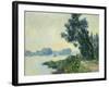 The Towpath at Granval; Le Chemin De Halage a Granval, 1883-Claude Monet-Framed Giclee Print