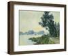 The Towpath at Granval; Le Chemin De Halage a Granval, 1883-Claude Monet-Framed Premium Giclee Print