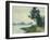 The Towpath at Granval; Le Chemin De Halage a Granval, 1883-Claude Monet-Framed Giclee Print