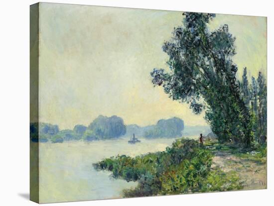 The Towpath at Granval; Le Chemin De Halage a Granval, 1883-Claude Monet-Stretched Canvas