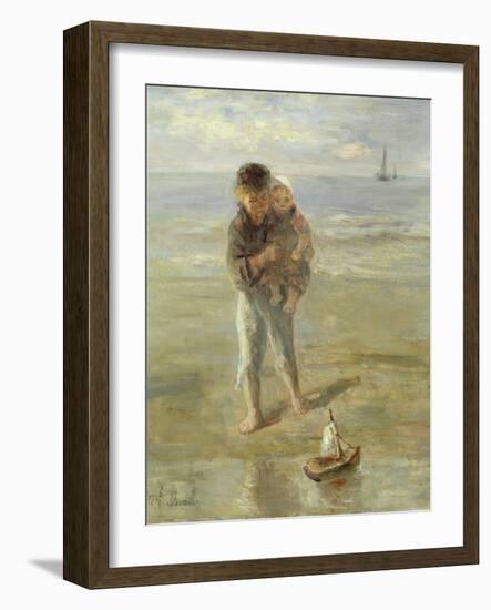 The Toy Boat-Jozef Israels-Framed Giclee Print