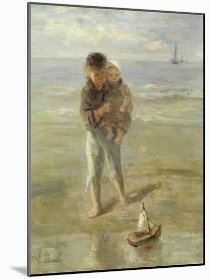 The Toy Boat-Jozef Israels-Mounted Giclee Print