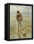 The Toy Boat-Jozef Israels-Framed Stretched Canvas