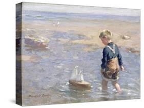 The Toy Boat-William Marshall Brown-Stretched Canvas