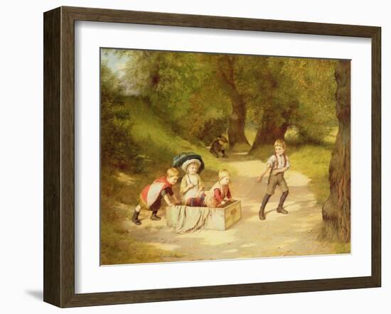 The Toy Carriage, 1887-Harry Brooker-Framed Giclee Print