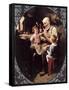 The Toy Maker--Norman Rockwell-Framed Stretched Canvas