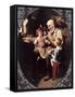 The Toy Maker--Norman Rockwell-Framed Stretched Canvas