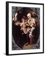 The Toy Maker--Norman Rockwell-Framed Giclee Print