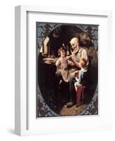 The Toy Maker--Norman Rockwell-Framed Giclee Print