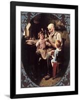 The Toy Maker--Norman Rockwell-Framed Giclee Print