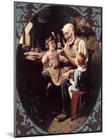 The Toy Maker--Norman Rockwell-Mounted Giclee Print