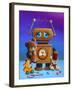 The Toy Robot-Cindy Thornton-Framed Art Print