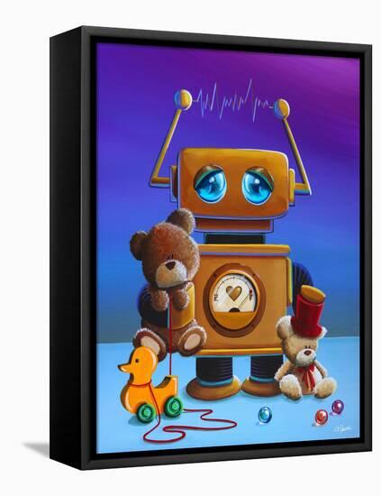 The Toy Robot-Cindy Thornton-Framed Stretched Canvas