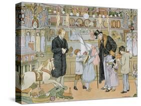 The Toy Shop-Francis Donkin Bedford-Stretched Canvas