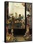 The Toyshop Window-Timoleon Marie Lobrichon-Framed Stretched Canvas