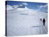 The Track Towards Peer Gynthytta, Below Mount Smiubelgen, Rondane National Park, Norway-Kim Hart-Stretched Canvas