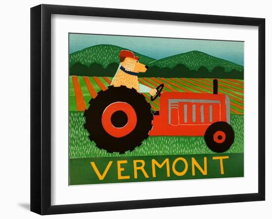 The Tractor Vermont-Stephen Huneck-Framed Giclee Print