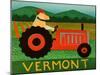 The Tractor Vermont-Stephen Huneck-Mounted Giclee Print