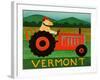 The Tractor Vermont-Stephen Huneck-Framed Premium Giclee Print