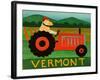 The Tractor Vermont-Stephen Huneck-Framed Premium Giclee Print