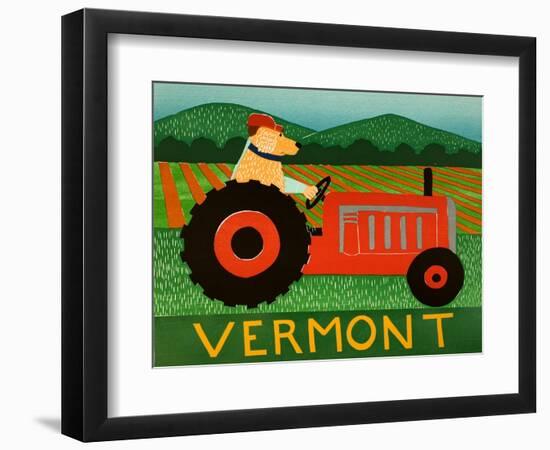 The Tractor Vermont-Stephen Huneck-Framed Giclee Print