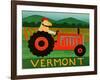 The Tractor Vermont-Stephen Huneck-Framed Giclee Print