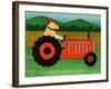 The Tractor-Stephen Huneck-Framed Giclee Print