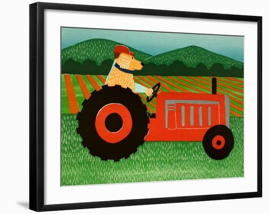 The Tractor-Stephen Huneck-Framed Giclee Print