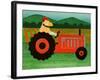 The Tractor-Stephen Huneck-Framed Giclee Print