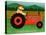 The Tractor-Stephen Huneck-Stretched Canvas