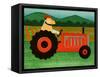 The Tractor-Stephen Huneck-Framed Stretched Canvas