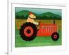 The Tractor-Stephen Huneck-Framed Giclee Print