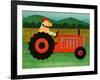 The Tractor-Stephen Huneck-Framed Giclee Print