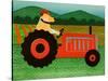 The Tractor-Stephen Huneck-Stretched Canvas