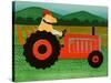 The Tractor-Stephen Huneck-Stretched Canvas