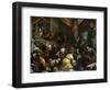 The Traders Cast Out of the Temple, Ca. 1585-Francesco Bassano the younger-Framed Giclee Print