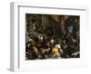 The Traders Cast Out of the Temple, Ca. 1585-Francesco Bassano the younger-Framed Giclee Print