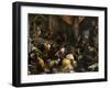 The Traders Cast Out of the Temple, Ca. 1585-Francesco Bassano the younger-Framed Giclee Print