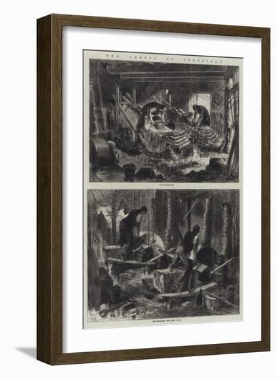 The Trades of Sheffield-null-Framed Giclee Print